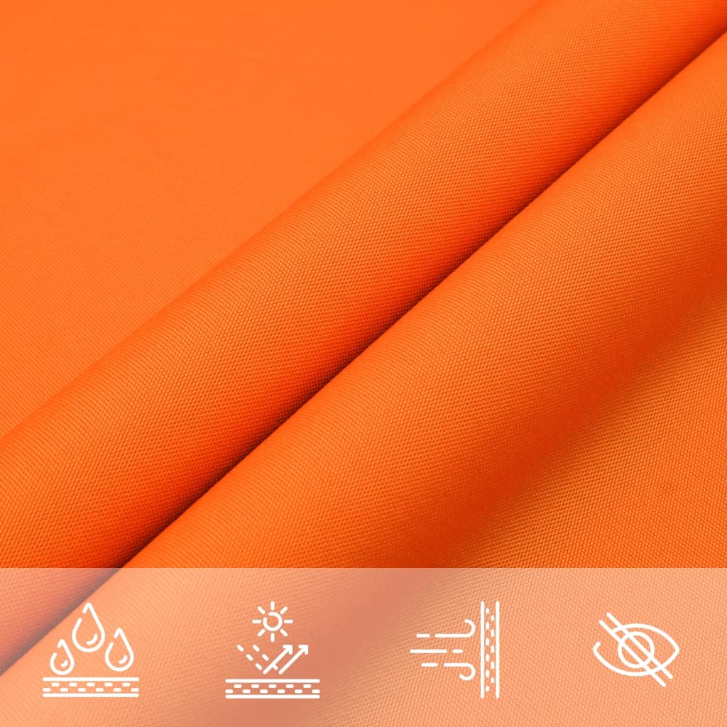 Sunshade Sail Oxford Fabric Rectangular 5x7 m Orange