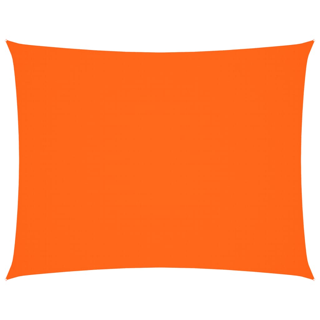 Sunshade Sail Oxford Fabric Rectangular 6x8 m Orange