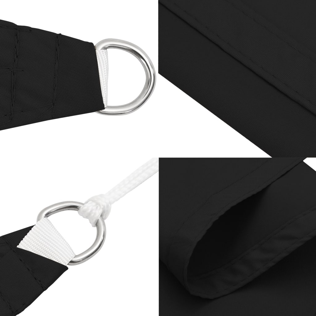 Sunshade Sail Oxford Fabric Rectangular 3.5x4.5 m Black