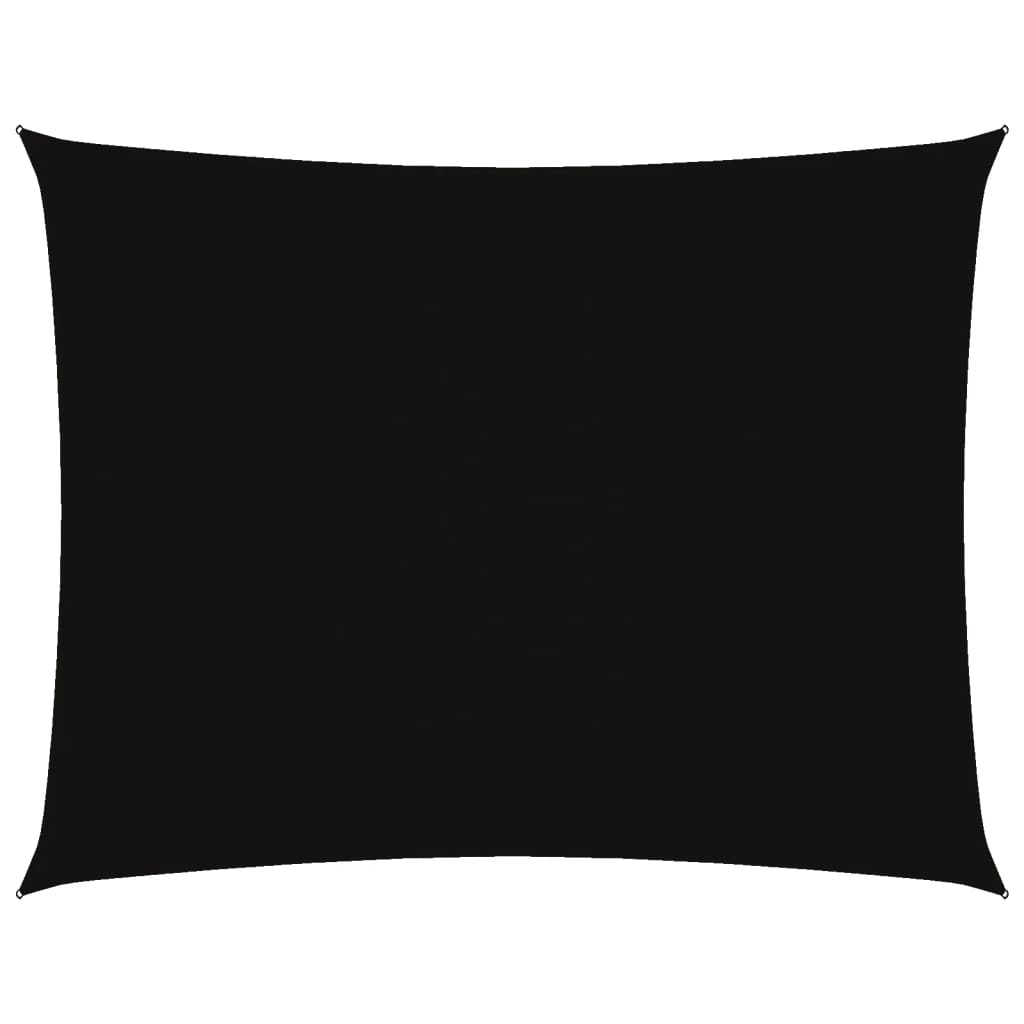 Sunshade Sail Oxford Fabric Rectangular 5x7 m Black