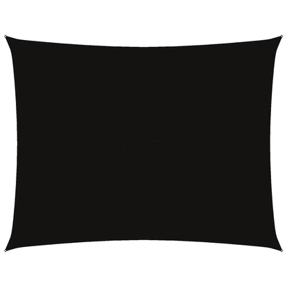 Sunshade Sail Oxford Fabric Rectangular 5x7 m Black