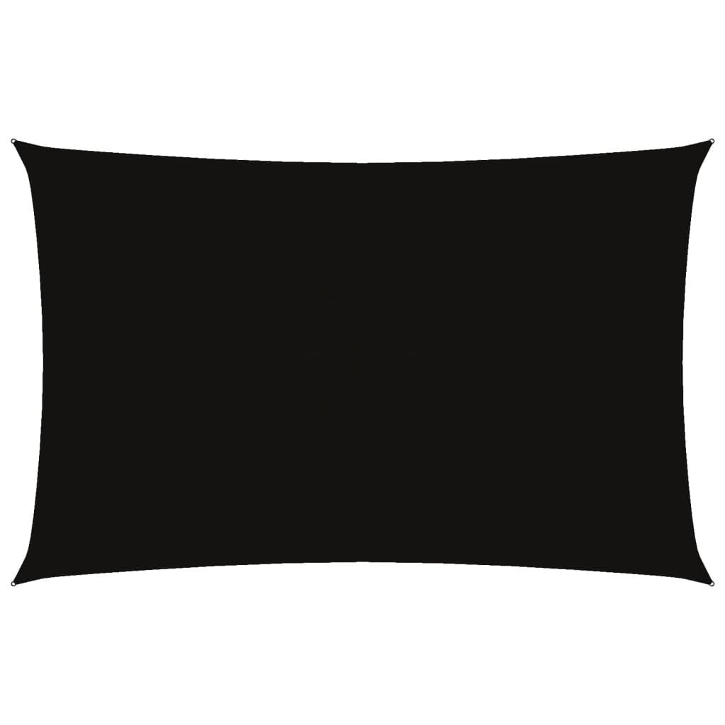 Sunshade Sail Oxford Fabric Rectangular 5x8 m Black