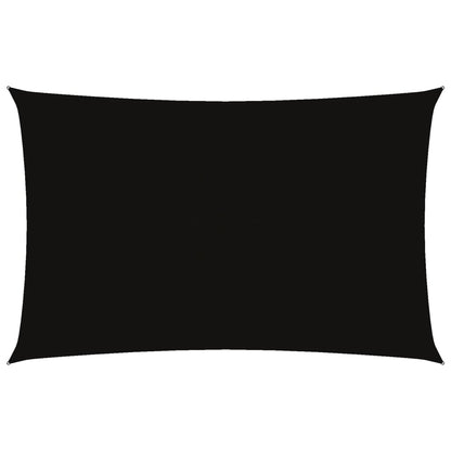 Sunshade Sail Oxford Fabric Rectangular 5x8 m Black
