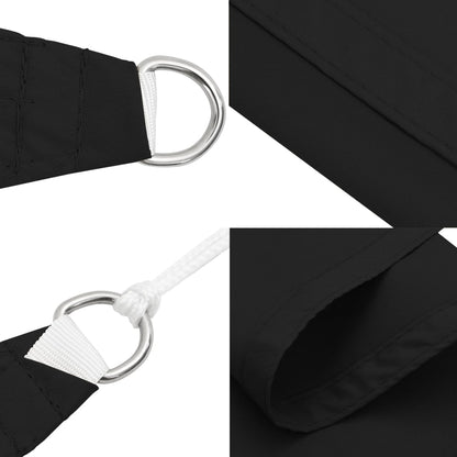 Sunshade Sail Oxford Fabric Rectangular 5x8 m Black