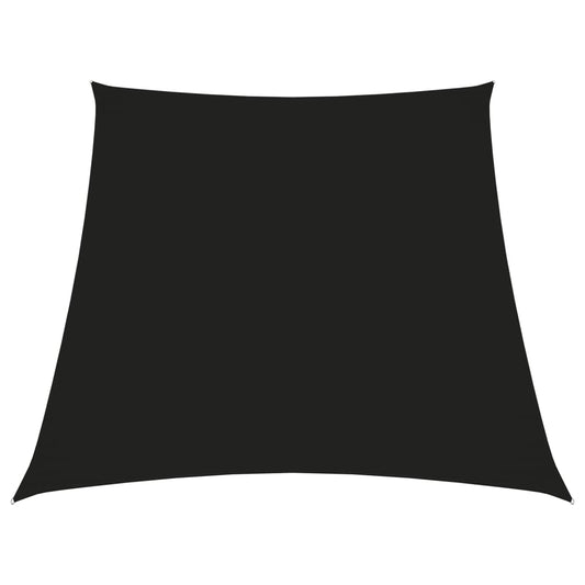 Sunshade Sail Oxford Fabric Trapezium 3/4x3 m Black
