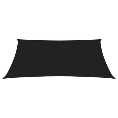 Sunshade Sail Oxford Fabric Trapezium 3/4x3 m Black