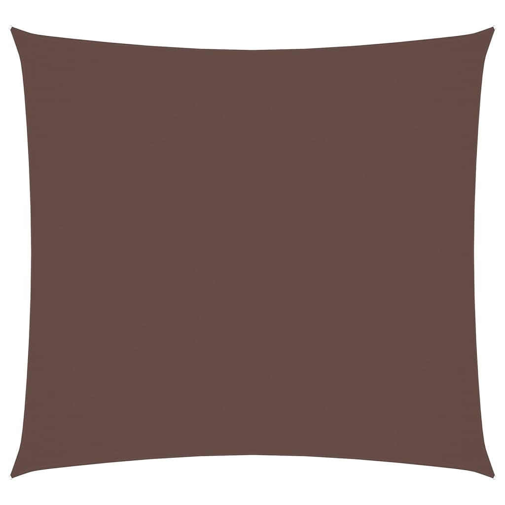 Sunshade Sail Oxford Fabric Square 7x7 m Brown