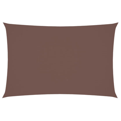 Sunshade Sail Oxford Fabric Rectangular 2x4 m Brown