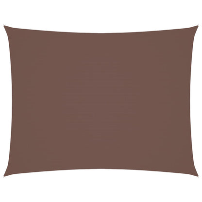 Sunshade Sail Oxford Fabric Rectangular 3x6 m Brown