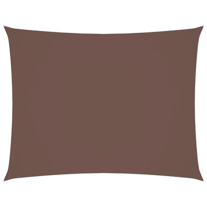 Sunshade Sail Oxford Fabric Rectangular 5x7 m Brown