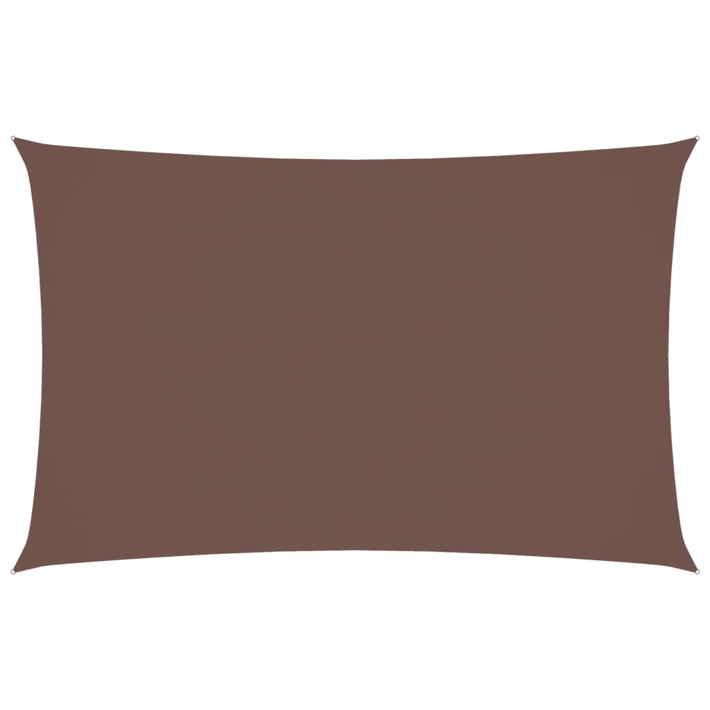 Sunshade Sail Oxford Fabric Rectangular 5x8 m Brown
