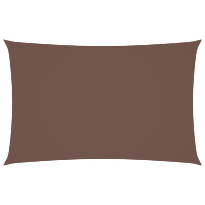 Sunshade Sail Oxford Fabric Rectangular 5x8 m Brown