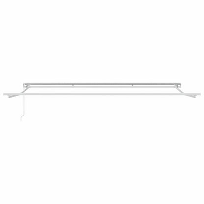 Awning Manual White 4.5 x 3.5 m Metal