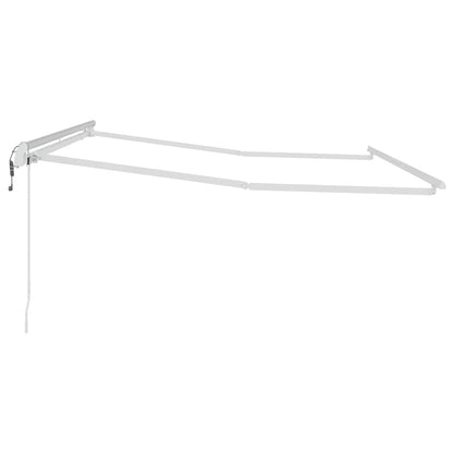 Awning Manual White 3 x 2.5 m Metal