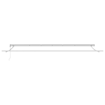 Awning Manual White 6 x 3 m Metal