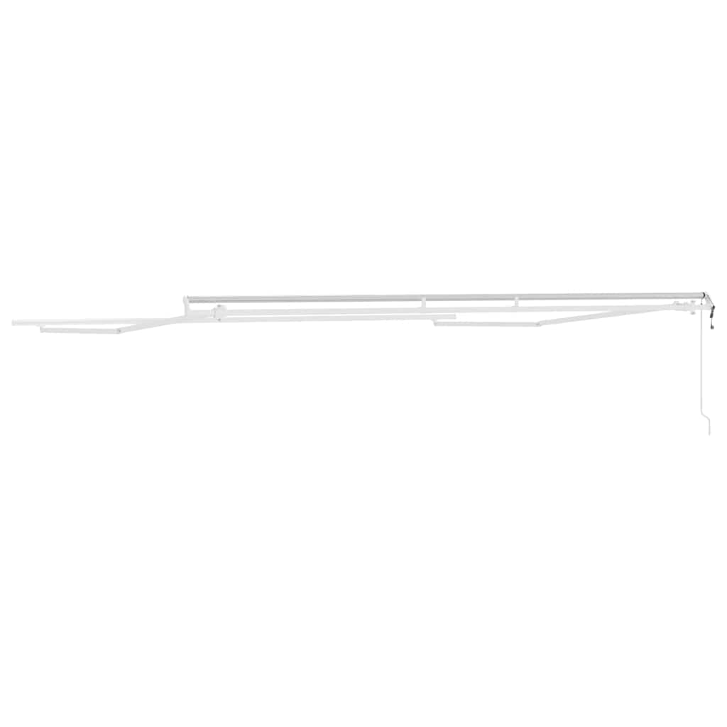 Awning White 4.5 x 3.5 m Metal