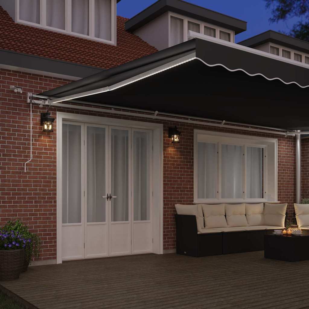 Awning with White 6 x 3.5 m Metal