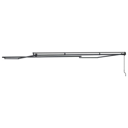 Awning Manual Anthracite 4 x 3.5 m Metal