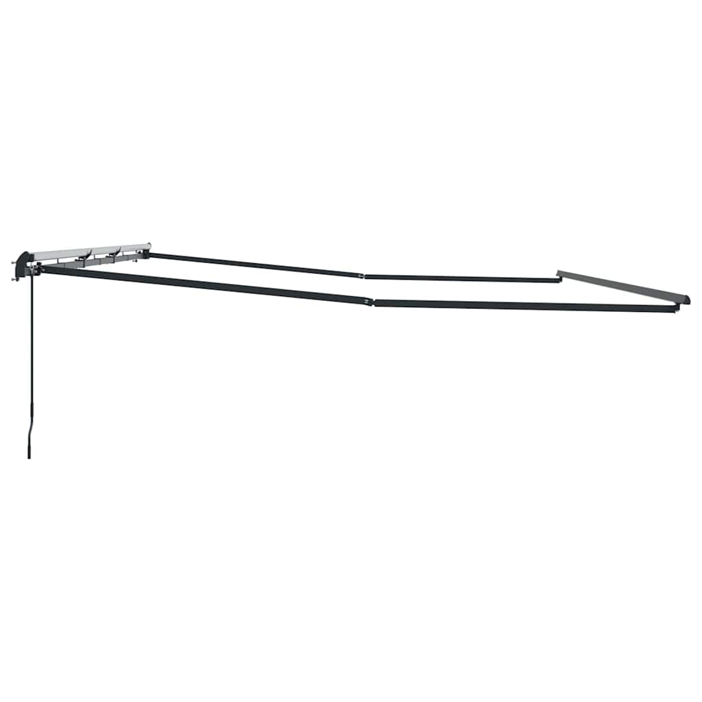 Awning Manual Anthracite 6 x 3.5 m Metal