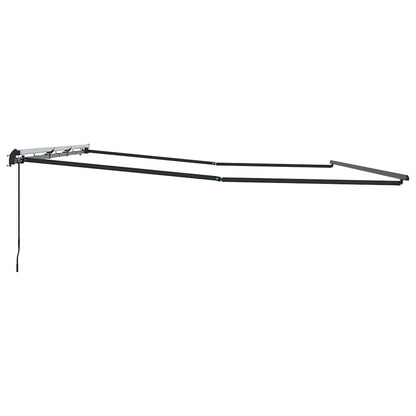 Awning Manual Anthracite 6 x 3.5 m Metal