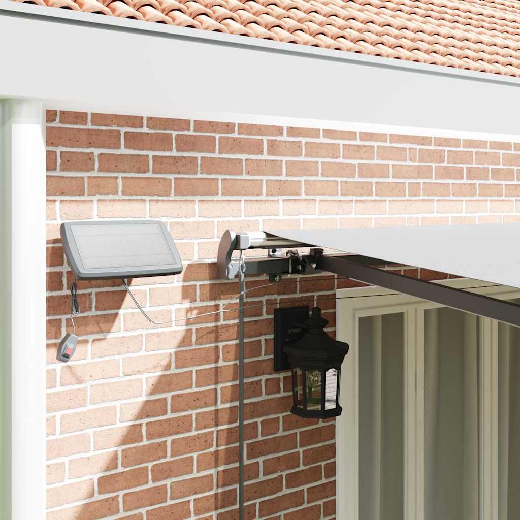 Awning with Manual Anthracite 6 x 3.5 m Metal