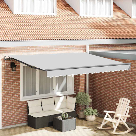 Awning Manual Anthracite 3.5 x 2.5 m Metal