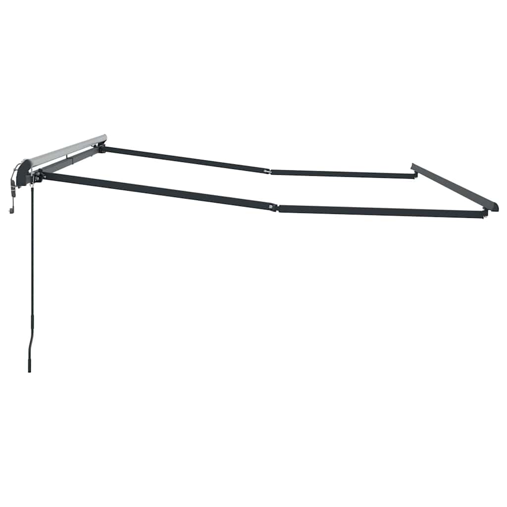 Awning Manual Anthracite 3.5 x 2.5 m Metal