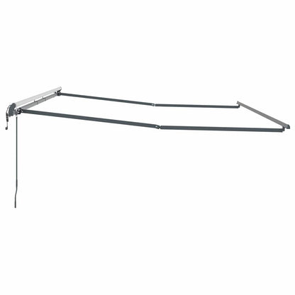 Awning Manual Anthracite 5 x 3 m Metal
