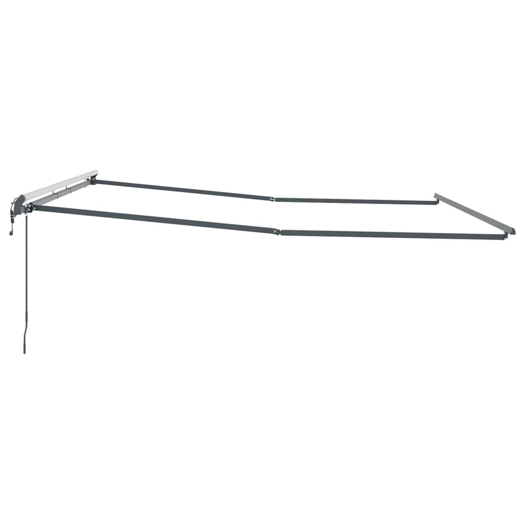 Awning Manual Anthracite 4 x 3.5 m Metal
