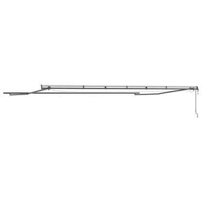 Awning with Anthracite 6 x 3 m Metal