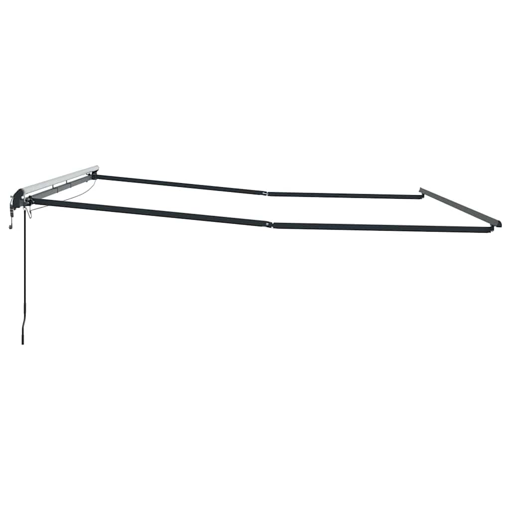 Awning with Anthracite 4 x 3.5 m Metal