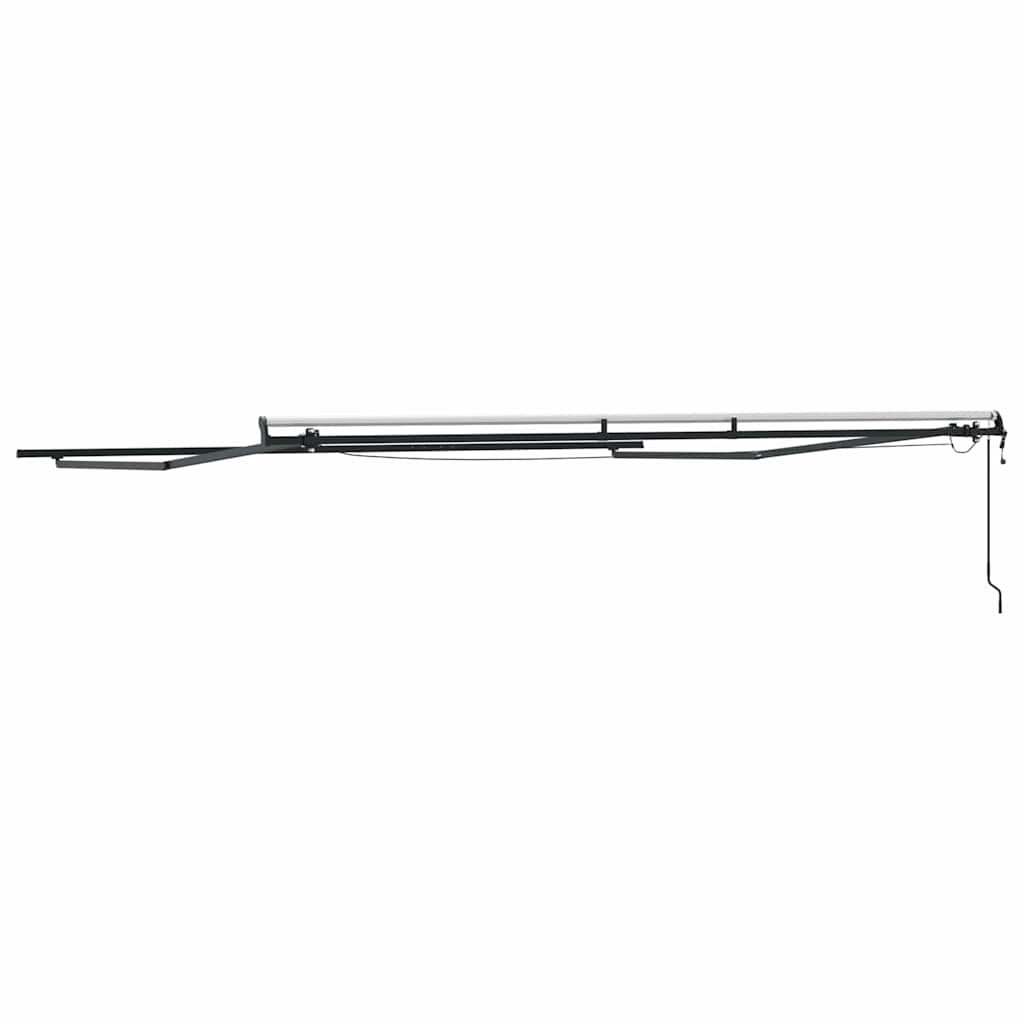 Awning with Anthracite 4.5 x 3.5 m Metal