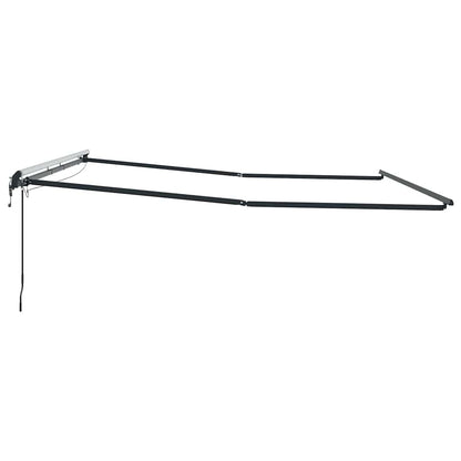 Awning with Anthracite 4.5 x 3.5 m Metal