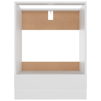 Oven Cabinet Lyon White 60x46x81.5 cm Engineered Wood