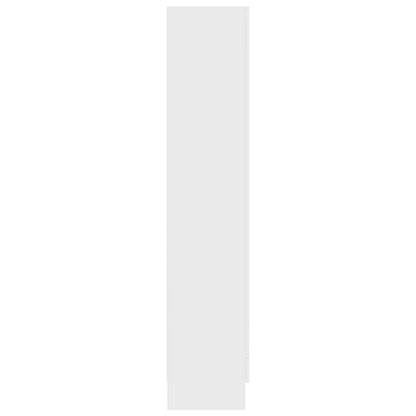 Vitrine Cabinet White 82.5x30.5x150 cm Engineered Wood