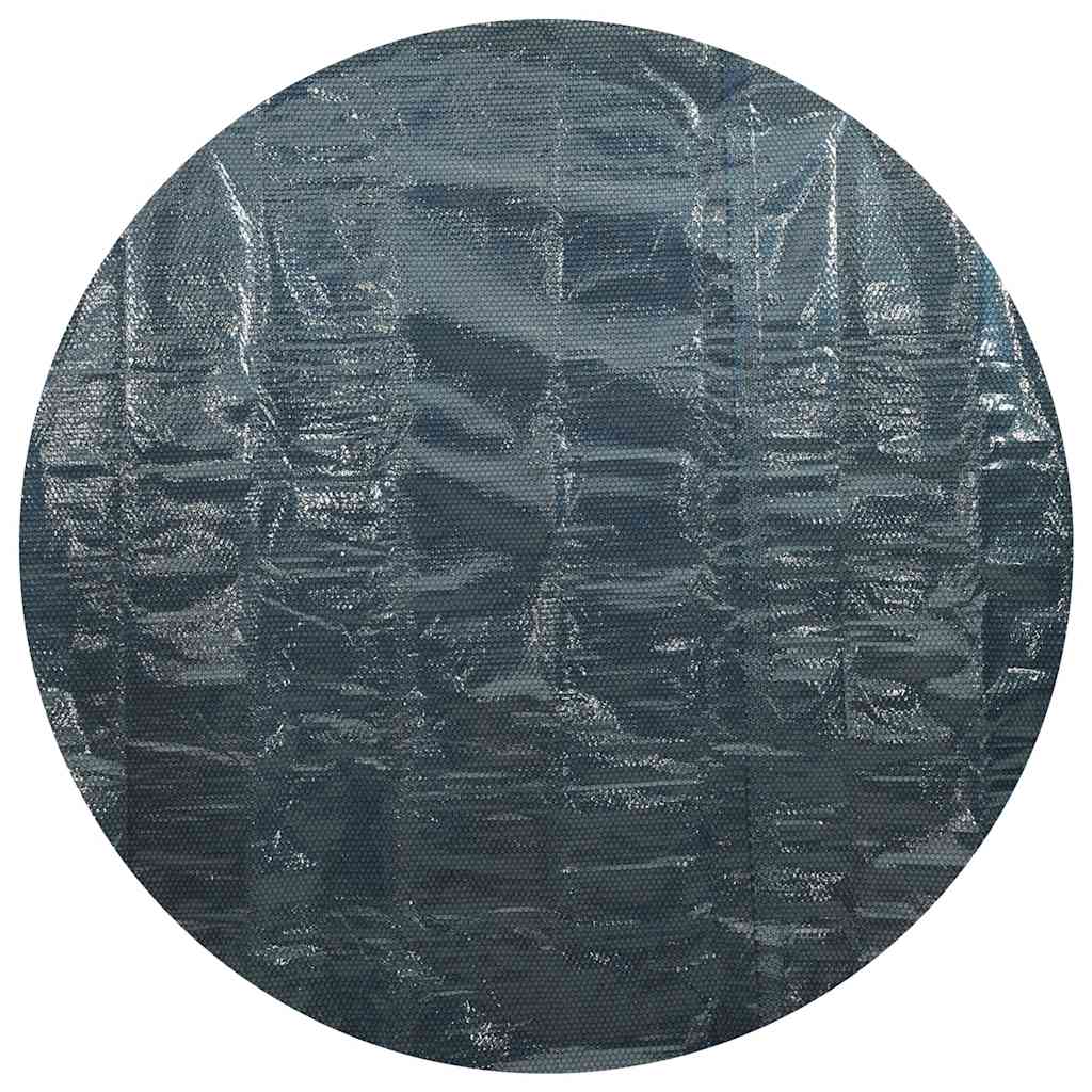 Floating PE Solar Pool Film 381 cm Black and Blue