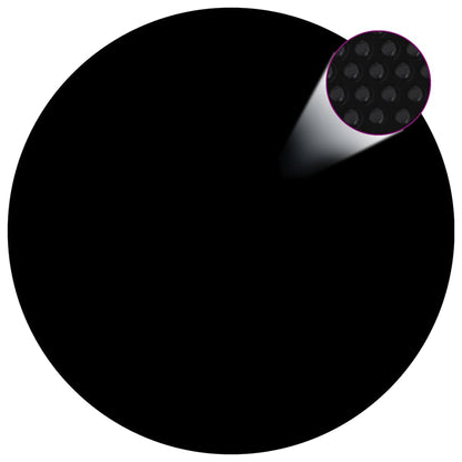 Floating PE Solar Pool Film 527 cm Black and Blue