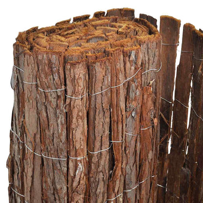 Bark Fence Brown 100 x 600 cm Bark
