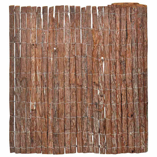 Bark Fence Brown 100 x 600 cm Bark