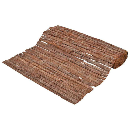 Bark Fence Brown 100 x 600 cm Bark