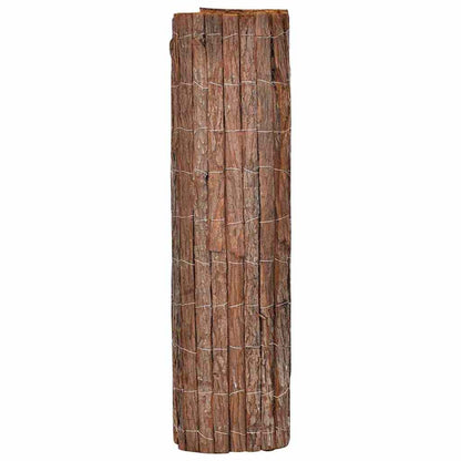 Bark Fence Brown 100 x 600 cm Bark
