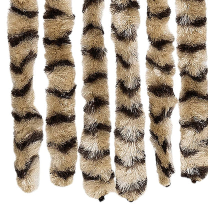 Insect Curtain Beige and Brown 100x220 cm Chenille