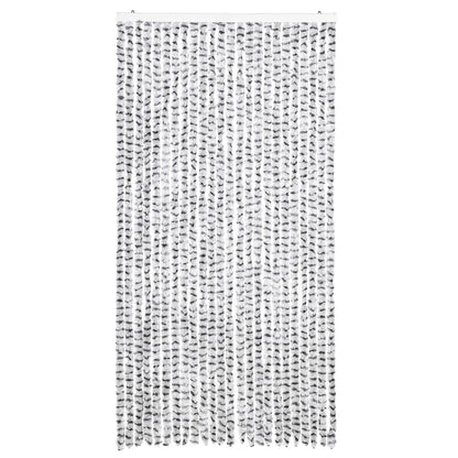 Insect Curtain Light and Dark Grey 100x220 cm Chenille