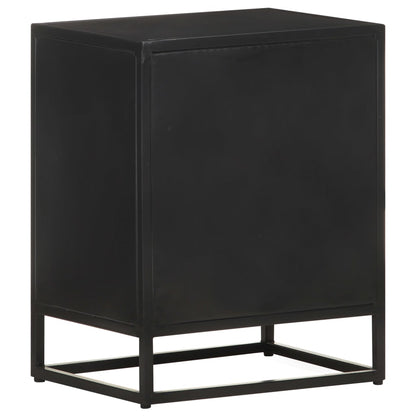 Bedside Cabinet 40x30x50 cm Rough Mango Wood