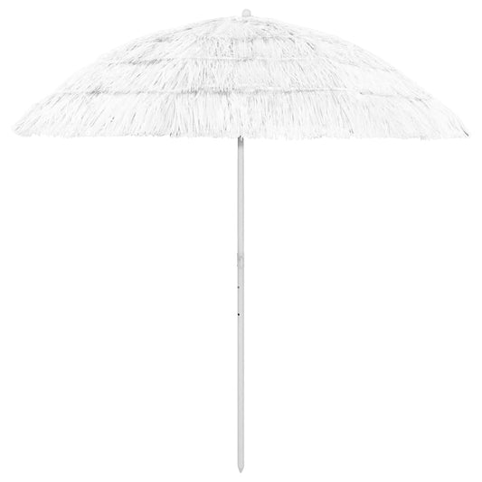 Hawaii Beach Parasol White 240 cm
