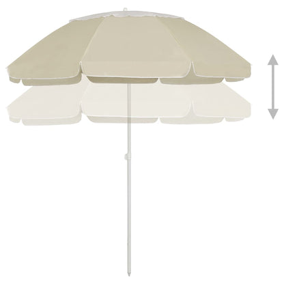 Beach Parasol Sand Yellow 300 cm