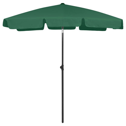 Beach Parasol Green 180x120 cm