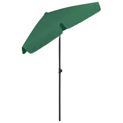 Beach Parasol Green 180x120 cm