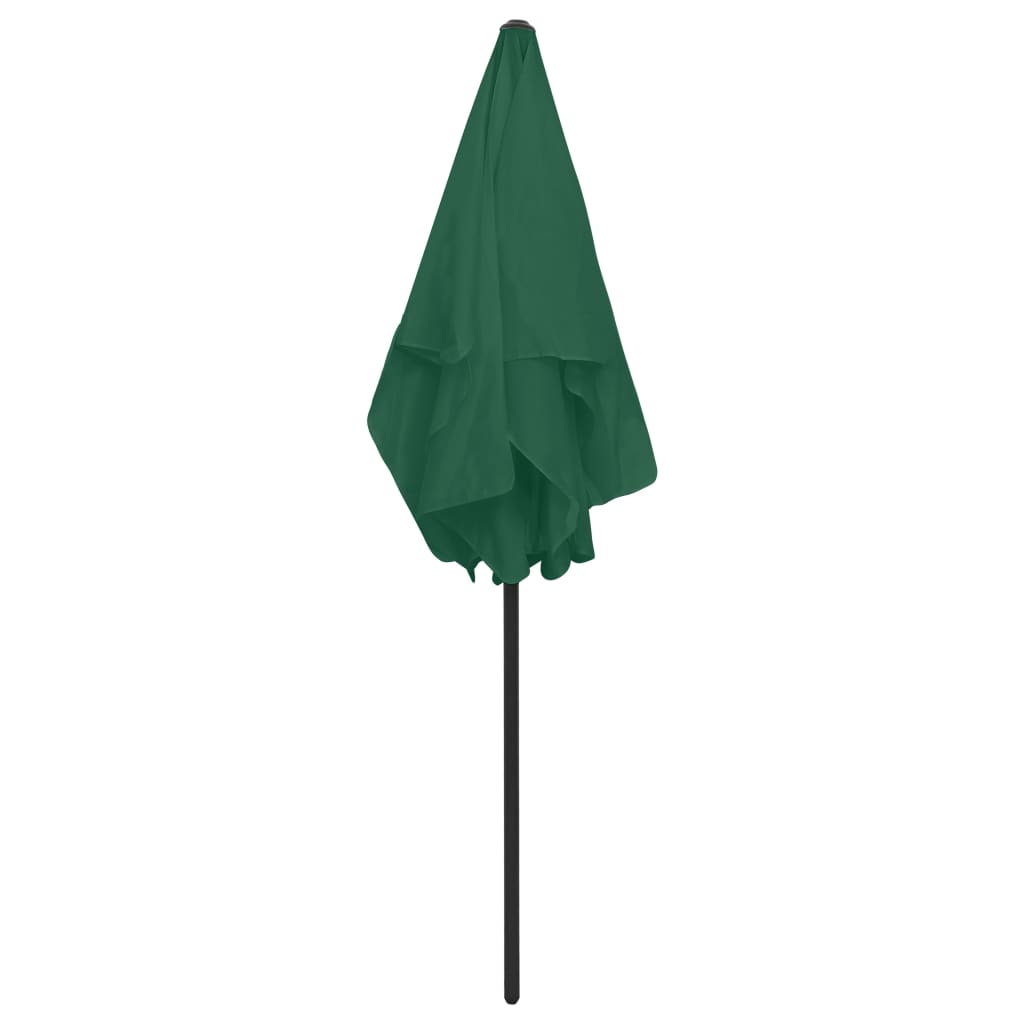 Beach Parasol Green 180x120 cm