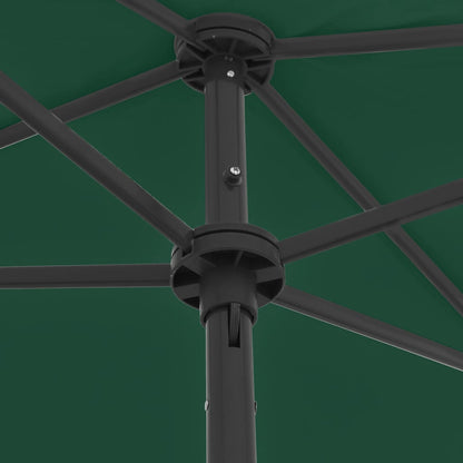 Beach Parasol Green 180x120 cm